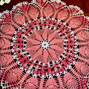 A beautiful doily perfect for Easter decoration!